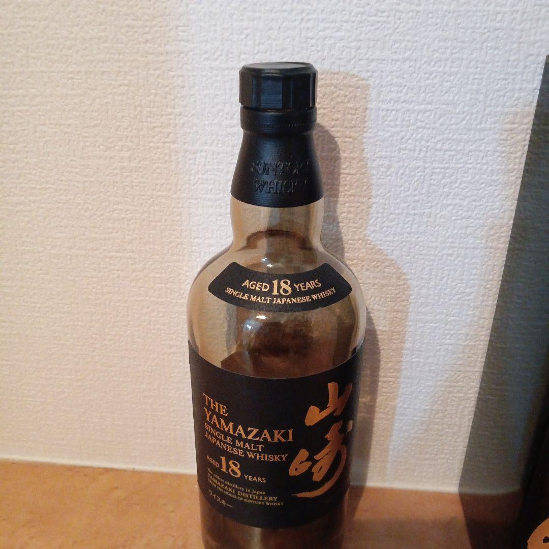 山崎18年空箱1箱＆空瓶1本