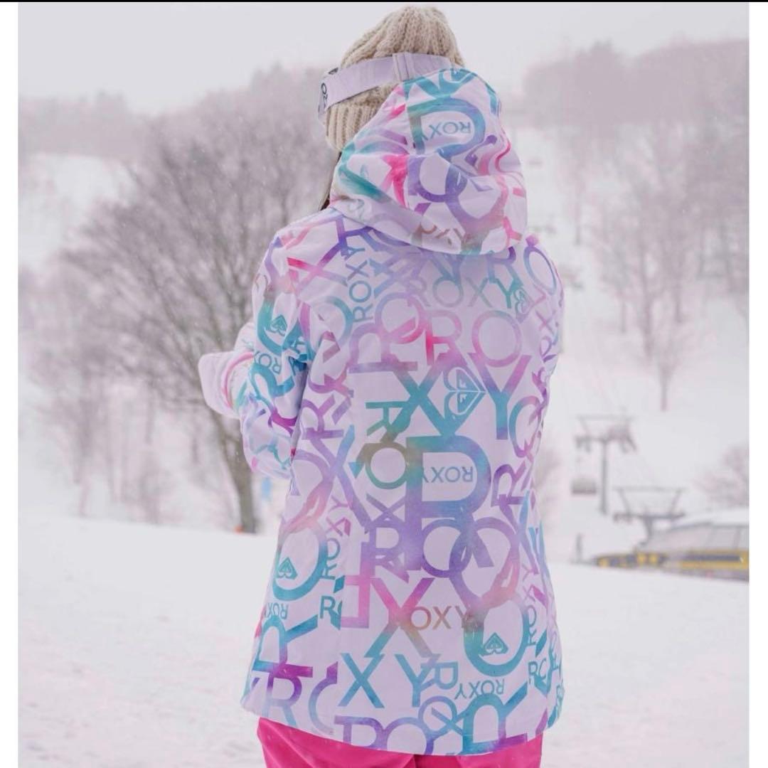 ROXY スキー　スノーボードウェア　Mサイズ　 女性用　ピンク　上下セット