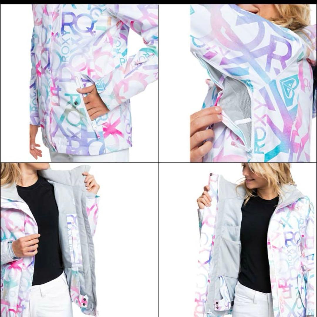 ROXY スキー　スノーボードウェア　Mサイズ　 女性用　ピンク　上下セット