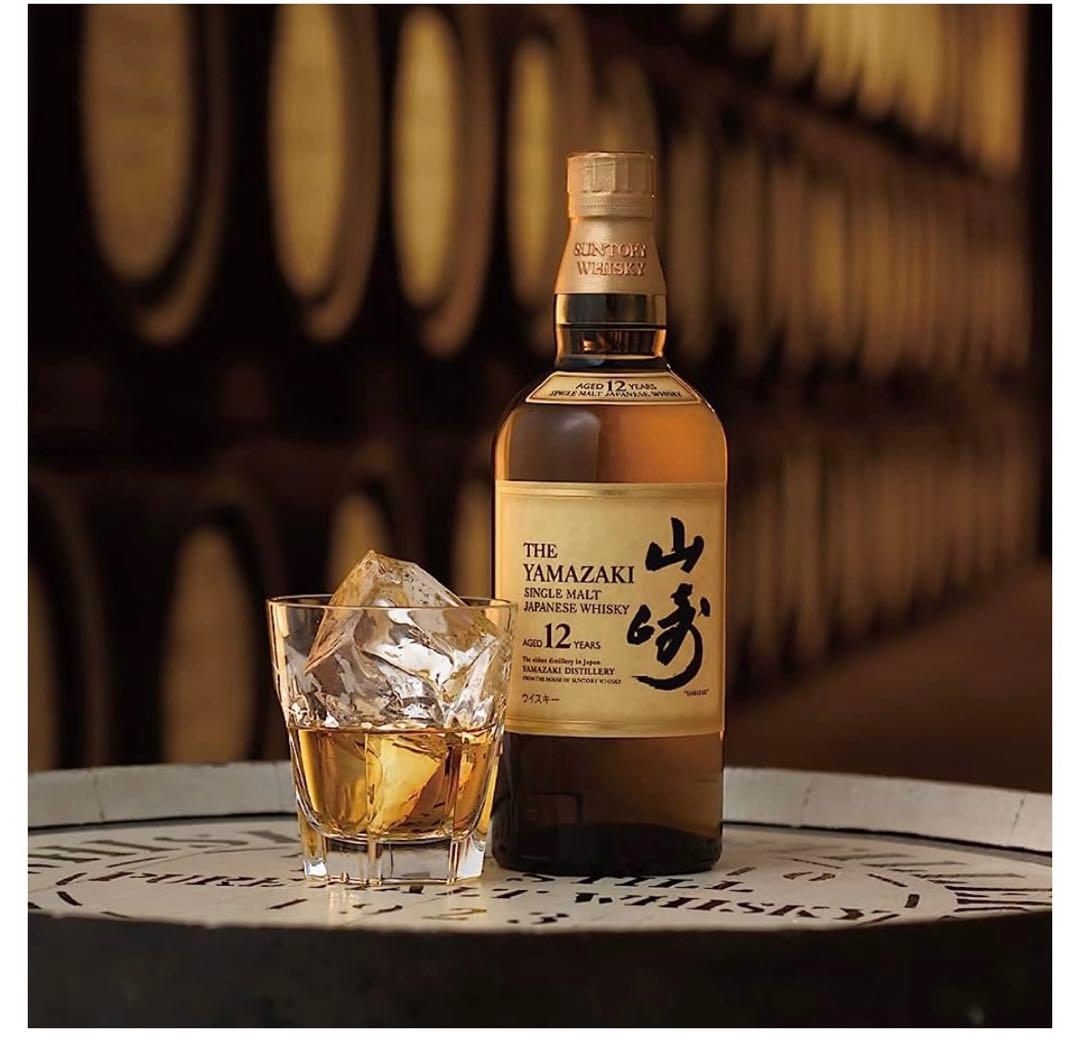 ★旧ラベル★サントリーウイスキー山崎12年700ml シングルモルトレア12本