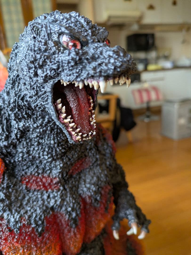 バ-ニングゴジラ特大50センチ要引き取り写真１３から１５は見本