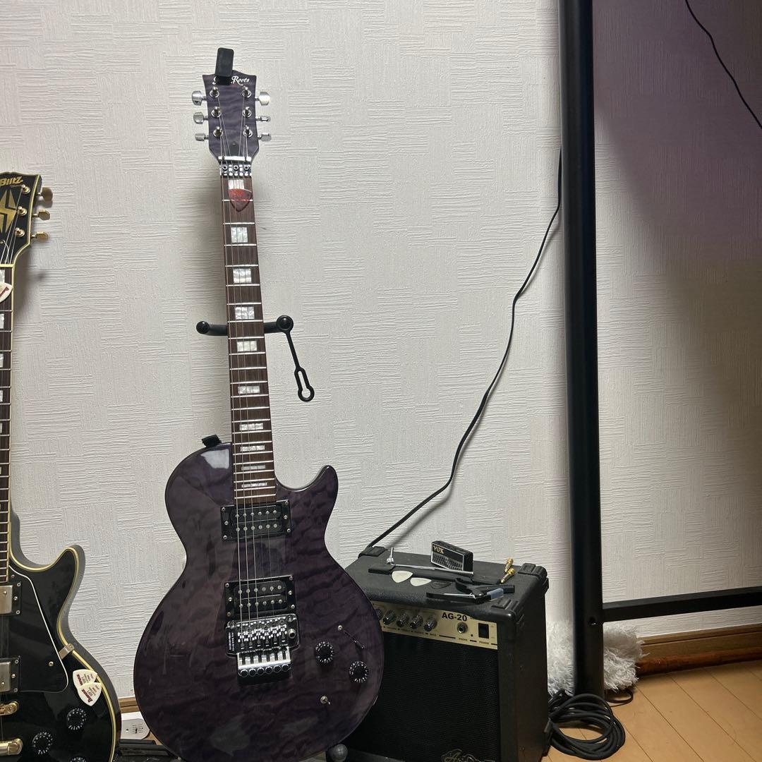 Grass Roots エレキギター パープル