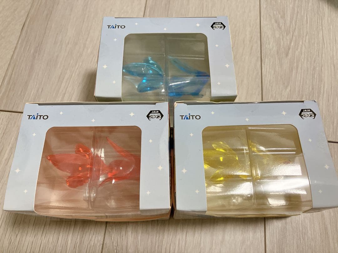 【新品未使用】ファイナルファンタジーXIV　クリアフィギュア カーバンクル全3種