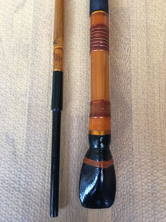 和竹　竹竿　中通し　反り有り　値下げしました！