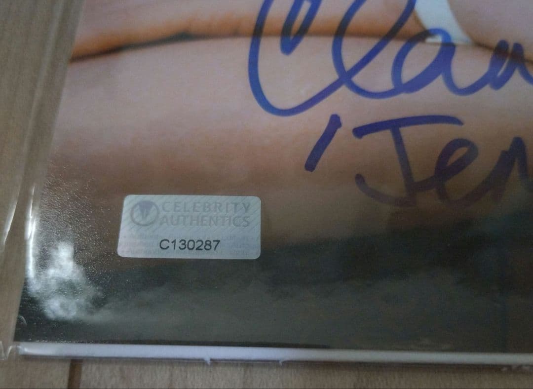 クラウディア（クローディア）ウェルズ　直筆サイン　8×10インチ 東京コミコン