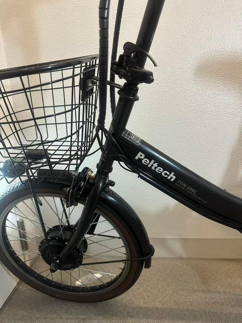 『配送可』ＰＥＬＴＥＣＨペルテック ＴＤＮ－２０６Ｌ折りたたみ電動アシスト自転車