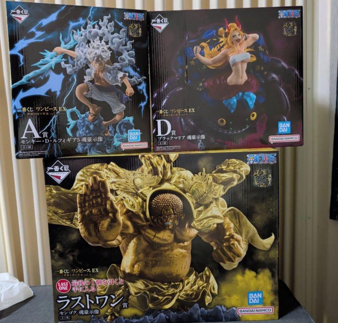一番くじ ワンピース　A賞D賞ラストワン賞　3体セット
