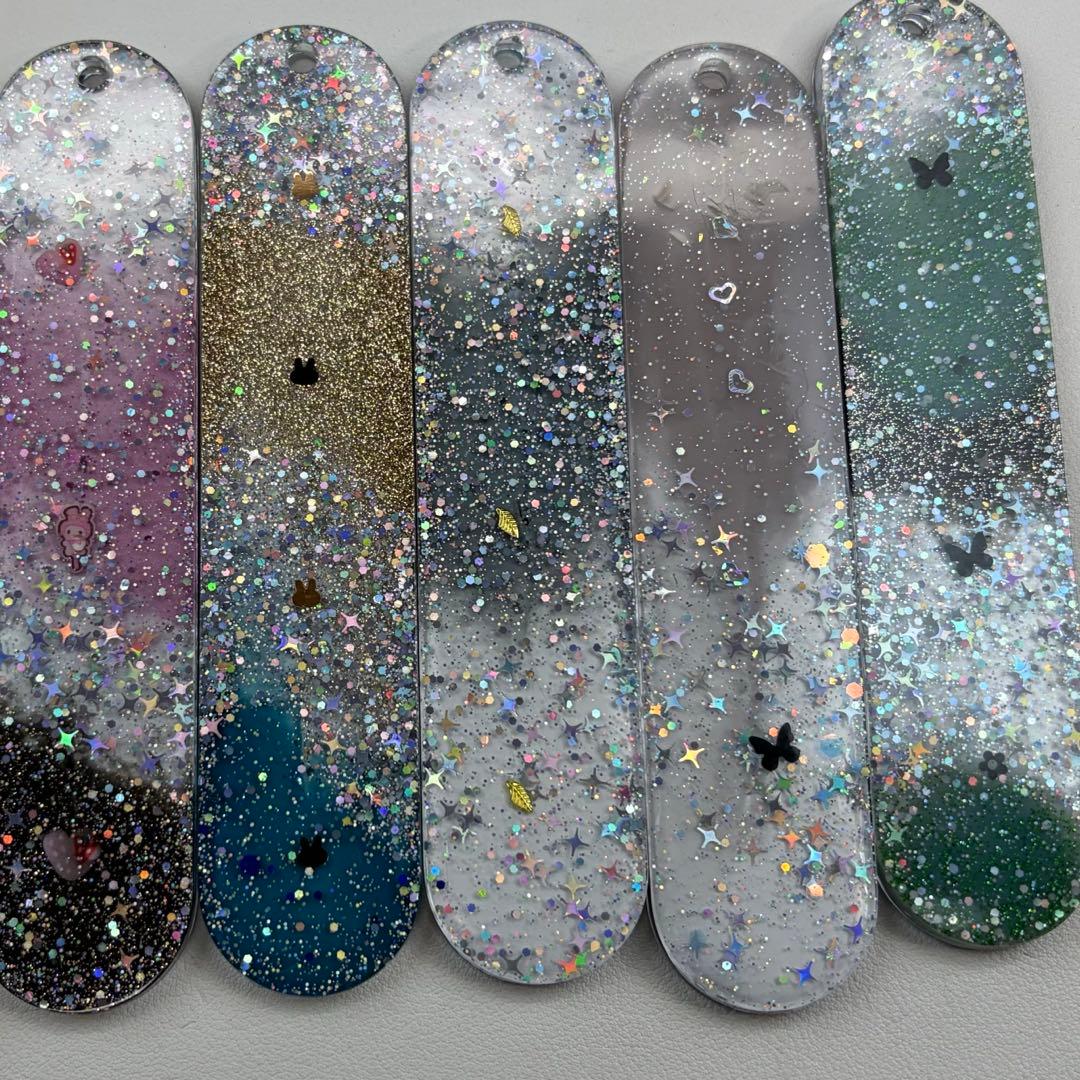 王一博 新作　可愛い　栞　レジンキーホルダー 7点セット❣️0126