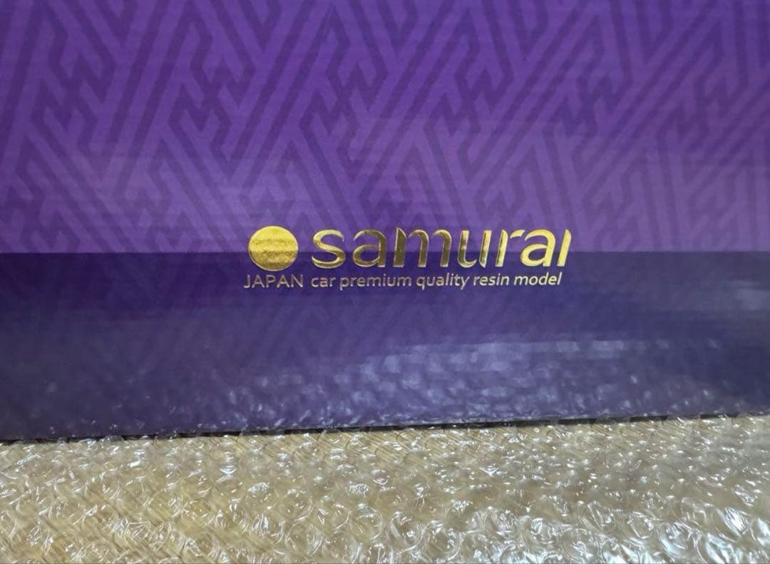samurai 1/18 Nissan GTR 35 Orange 京商