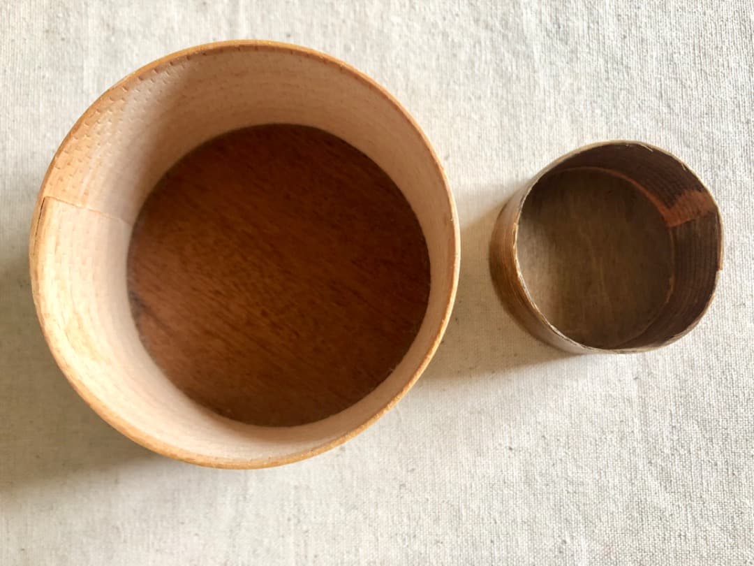ボッセ　木製 曲げわっぱ 2点セット