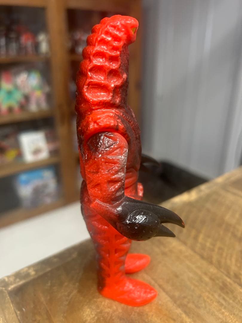 【美品】キングザウルスシリーズ　ゴドラ星人　フィギュア　ソフビ　当時もの