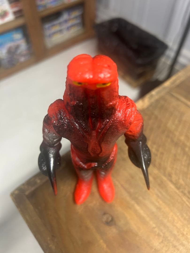 【美品】キングザウルスシリーズ　ゴドラ星人　フィギュア　ソフビ　当時もの