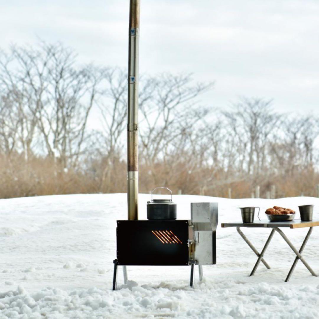 新品未使用　UNIFLAME 689059 アウトドア用ペレット燃料ストーブ