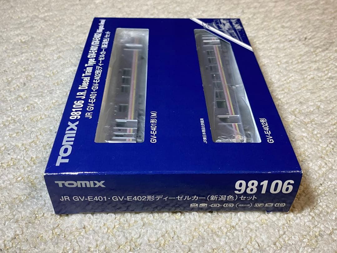 TOMIX　98106　GV-E401・E402形ディーゼルカー(新潟色)セット