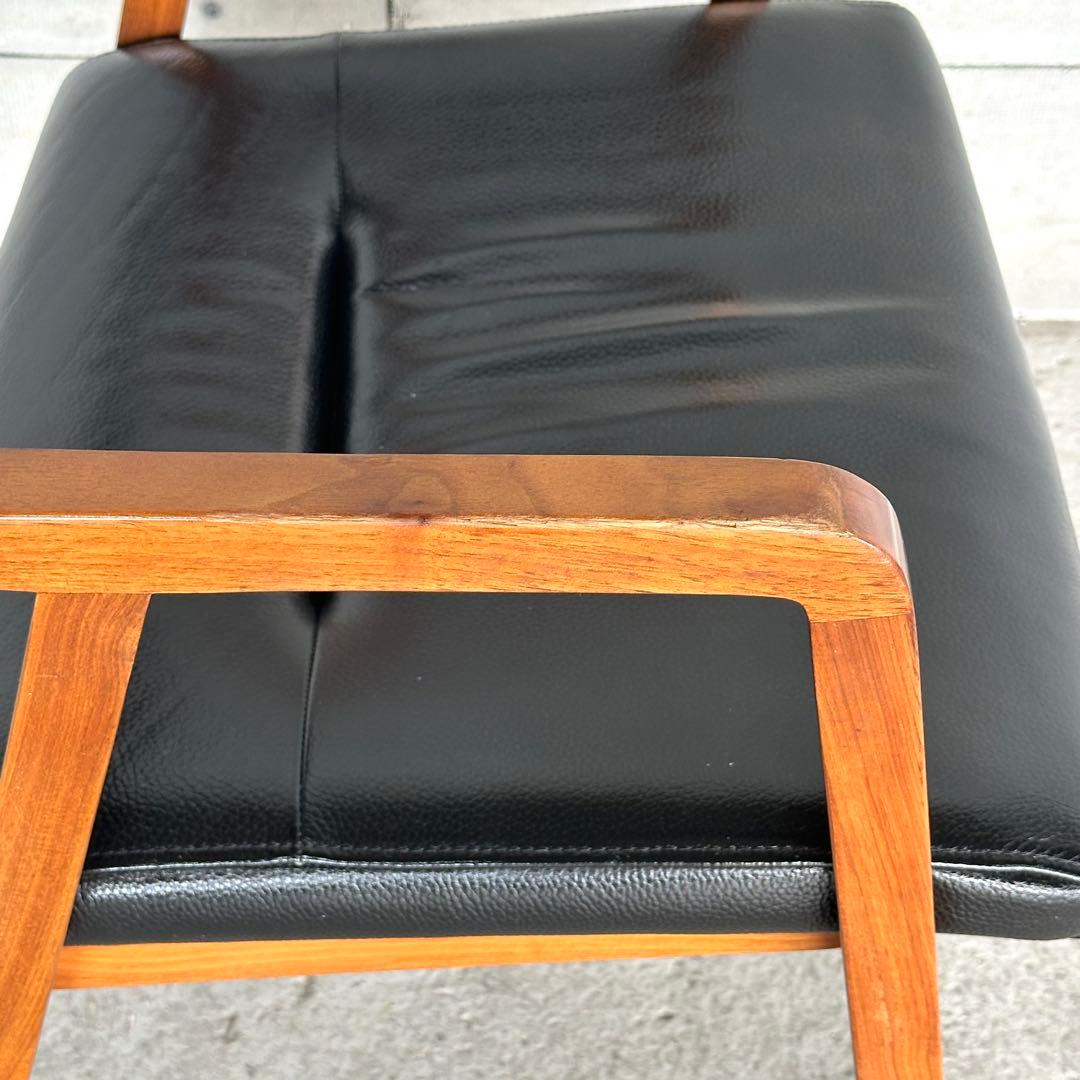 ✦ 廃盤モデル✦シギヤマ家具 CITY LD CHAIR 岩倉榮利デザイン 本革