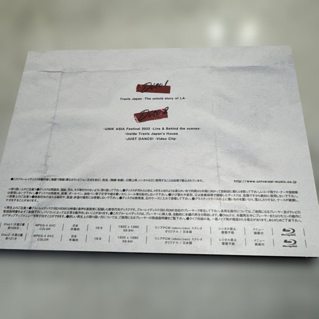 Travis Japan FC盤A The untold story of LA