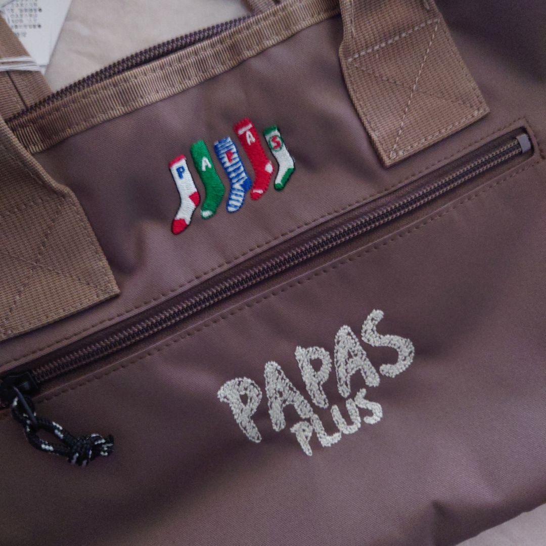 ワッペン　完売モデル　パパス＋　ゴルフ　カートバック　新品　ベージュ