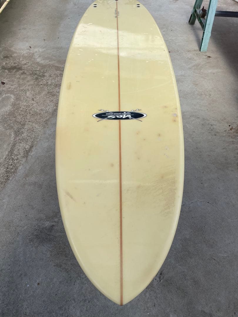 YASサーフボード　7.7f ミッドレングス　鈴木康弘　モス　ウェーブライオン