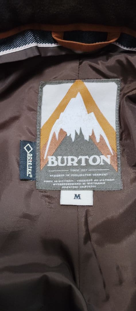 BURTON スノーボードパンツ Mサイズ ブラウン GORE-TEX