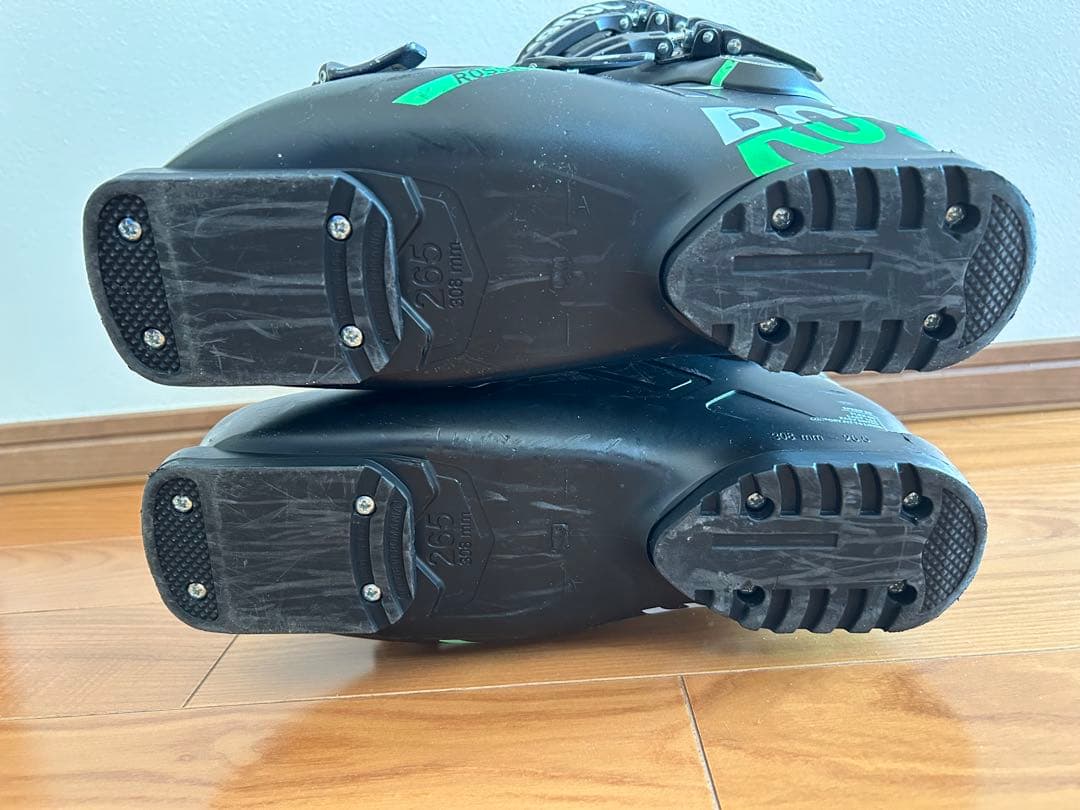 ロシニョールROSSIGNOL スキーブーツ Speed80 黒/緑26.5cm