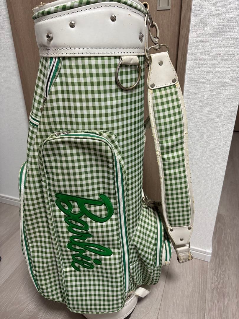 (希少)PEARLY GATESキャディバッグ Barbie カバー付き