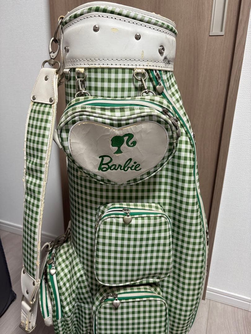 (希少)PEARLY GATESキャディバッグ Barbie カバー付き