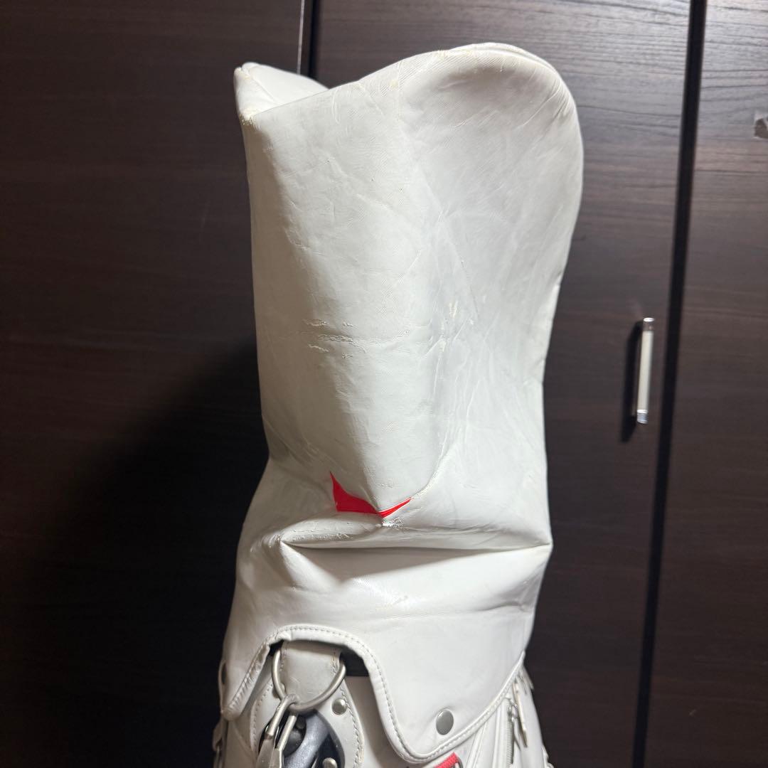 Nike キャディバッグ ゴルフバッグ ホワイト グレー レッド