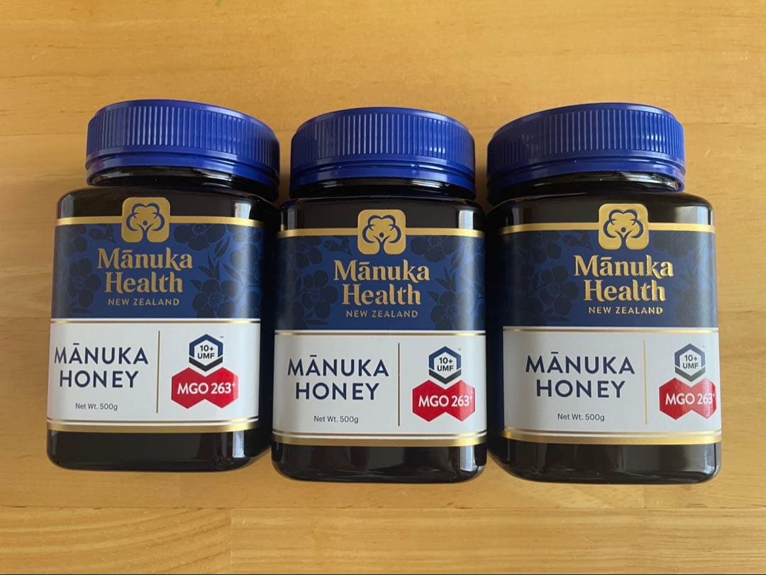 【3個】マヌカハニー MGO263/UMF10 500g 3個セット
