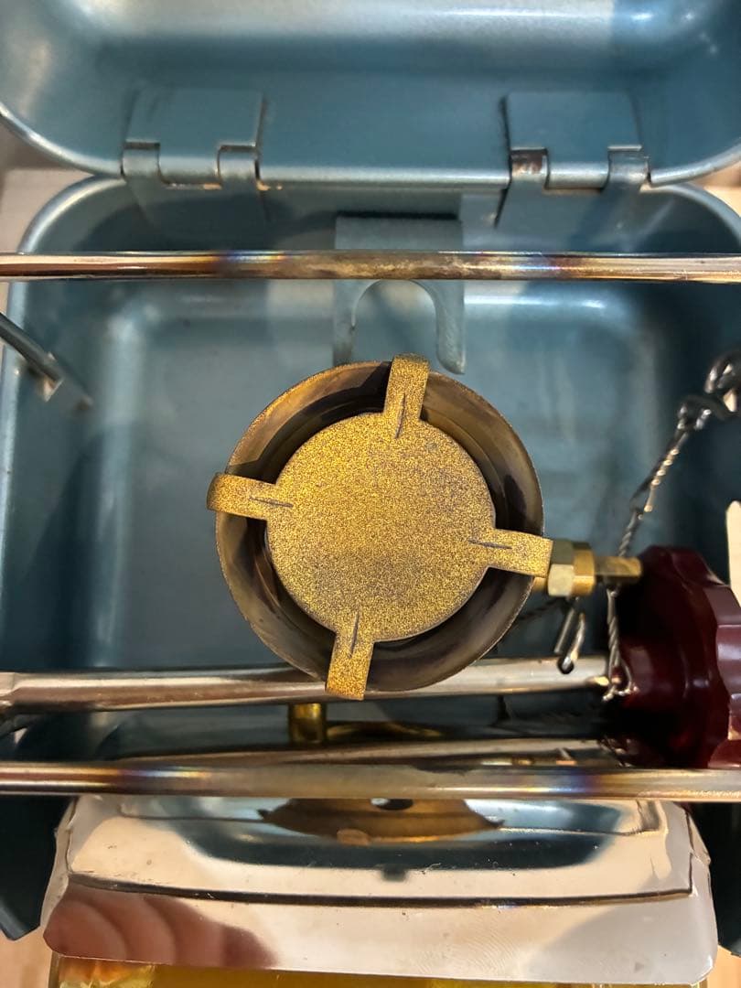 シングルバーナーコンロ 青