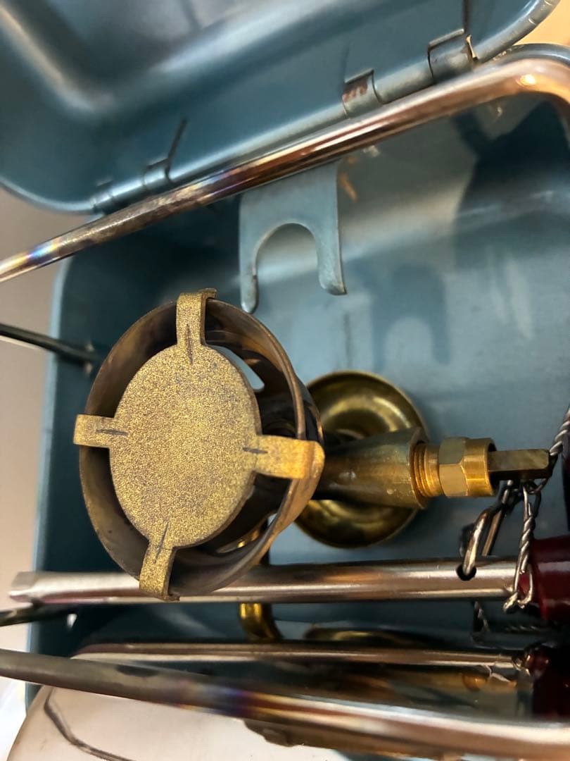 シングルバーナーコンロ 青