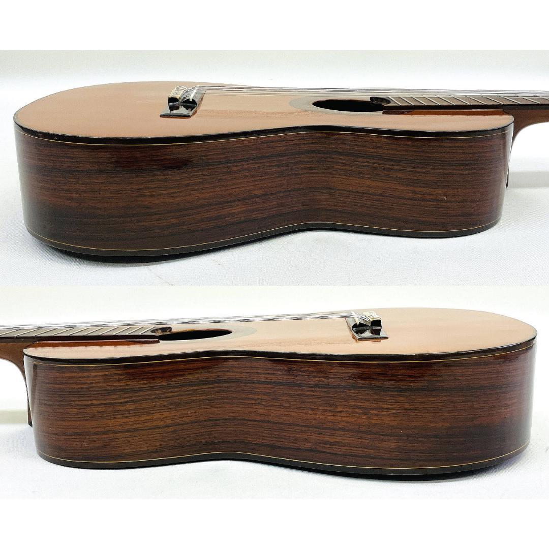 美品 杢目 当時物 ZEN-ON No.100 全音 ガットギター【整備品】