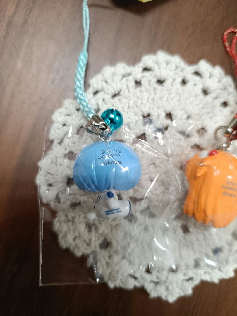 ご当地 キティ エヴァンゲリオン 根付 キーホルダーセット