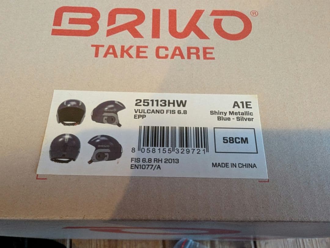 BRIKO スキー競技用ヘルメット