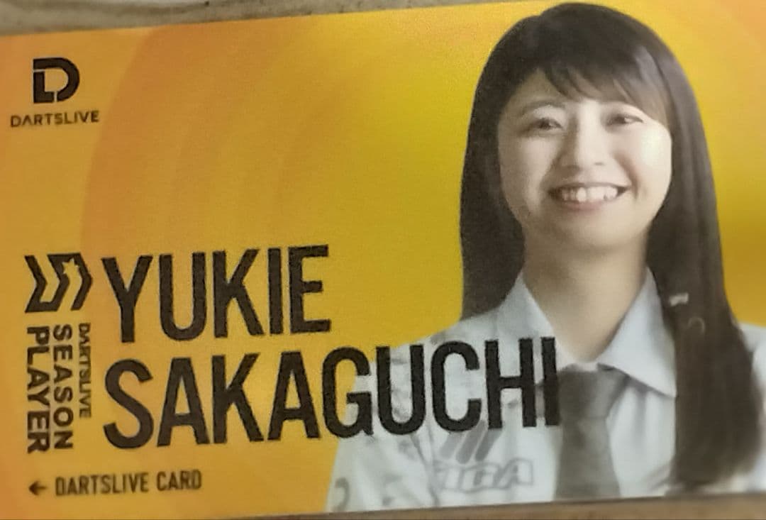 Yukie Sakaguchi DARTSLIVEカード