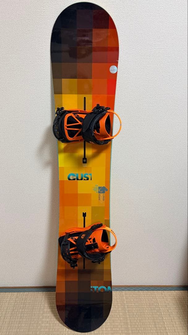 BURTON CUSTOMスノーボード3点セット 154cm＋ブーツ26.5cm