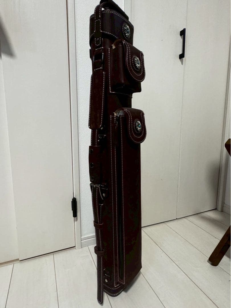 ビリヤード　本革キューケース3b6s