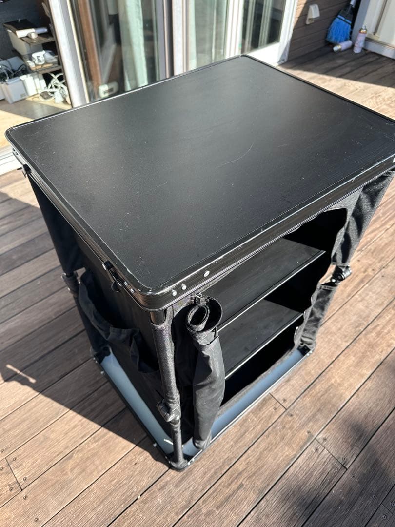 DOD マルチキッチンテーブル① ブラック