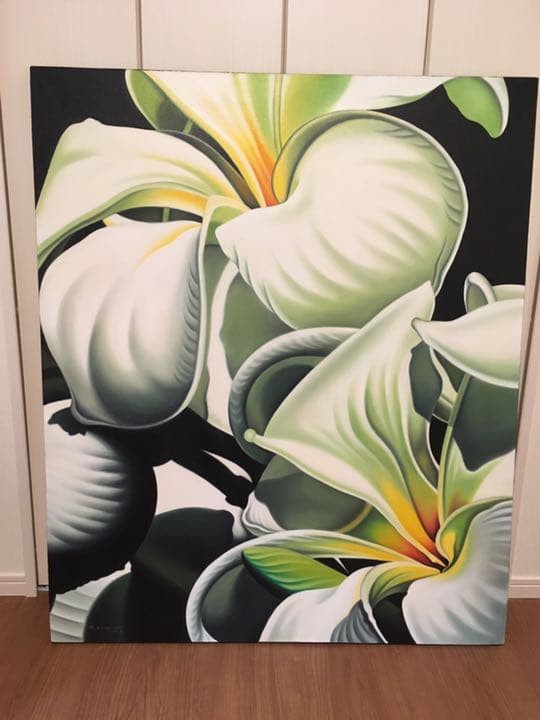 油絵 絵画 バリ 100✖️120cm