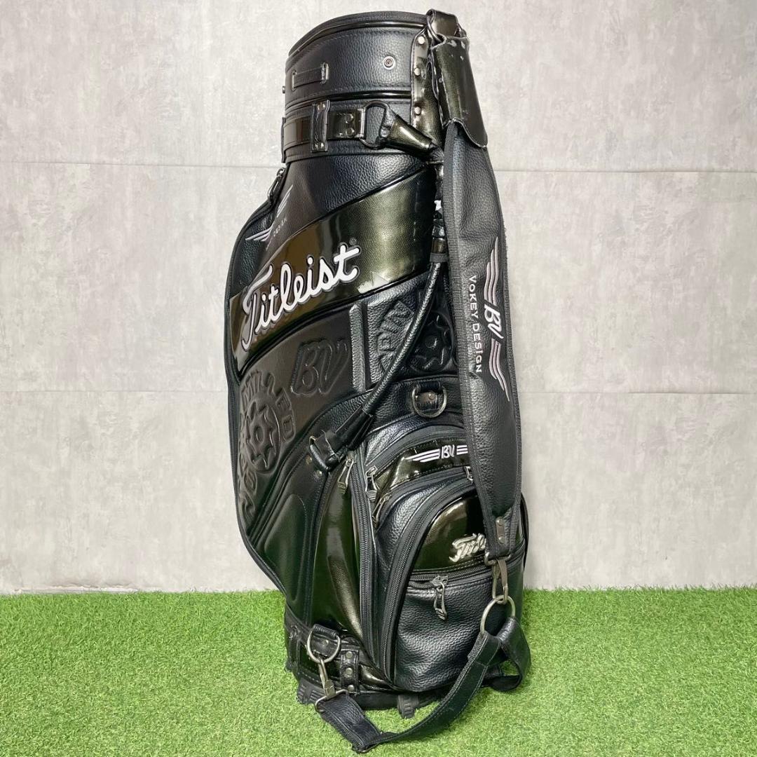 【希少】タイトリスト ヴォーケイデザイン キャディバッグ ゴルフバッグ ブラック