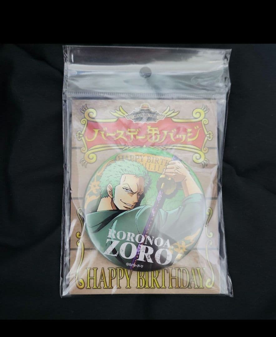 ワンピース 麦わらストア限定　バースデー缶バッジ　2017年 2018年