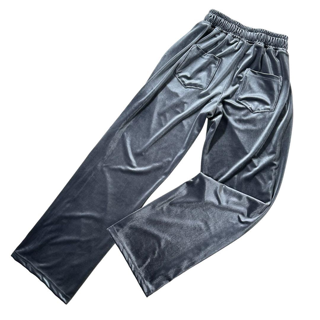 新品　IRAL S-L グレー ベロア　ジャージ上下セット　トラックジャケット