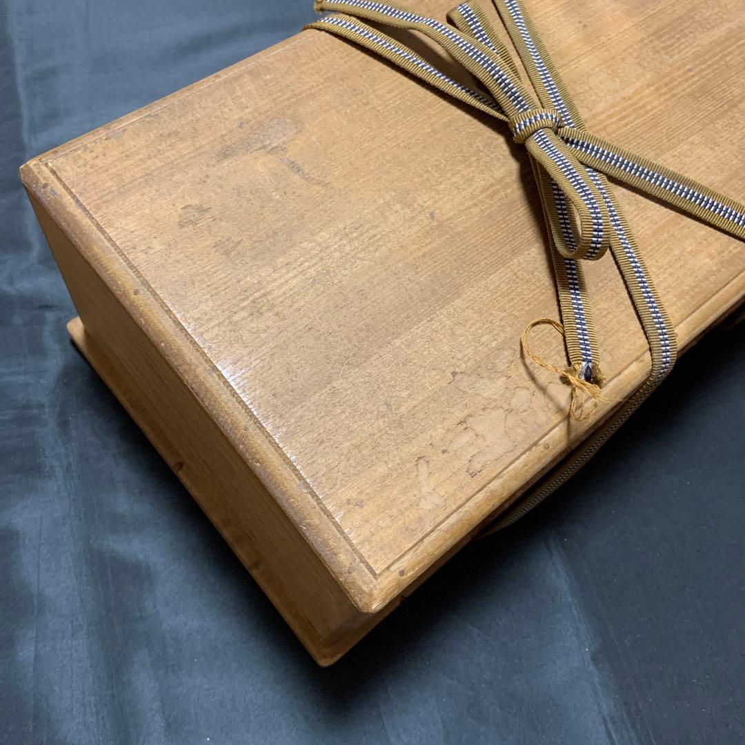 囲碁 黒白石 大理石 木製碁石入れ