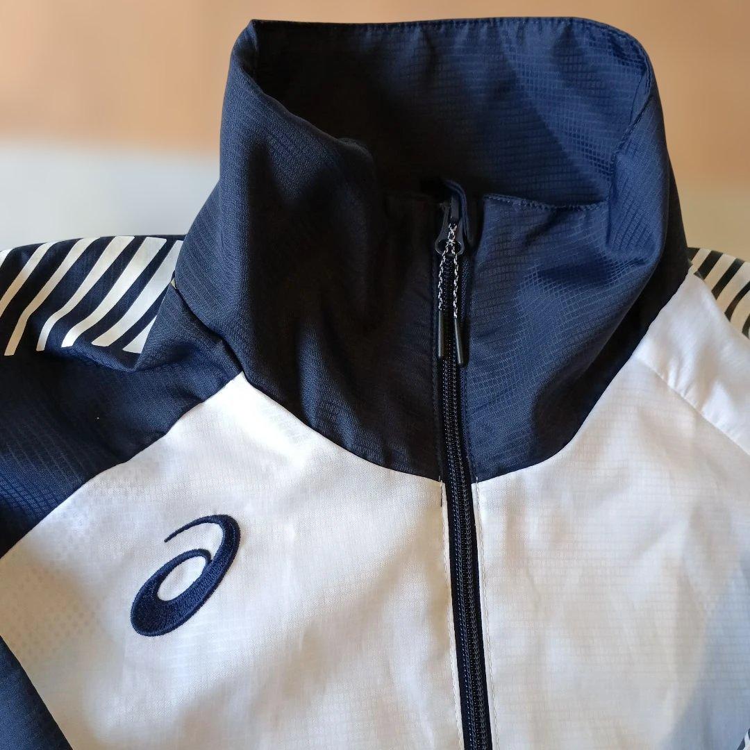 ASICS　ナイロンジャケット　バレー　東山　カラー　美品