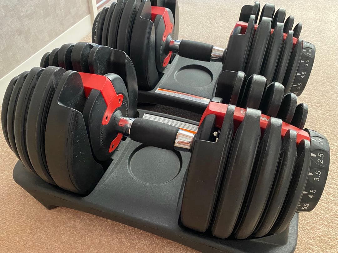 可変式ダンベル 4WD 2.5kg-24kg 1個②