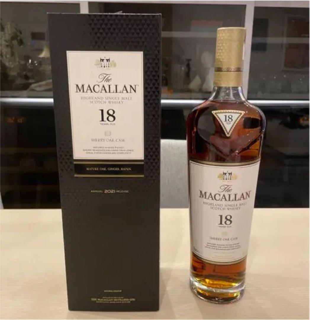 ザ マッカラン　18年 シェリーオークカスク　2021年リリース