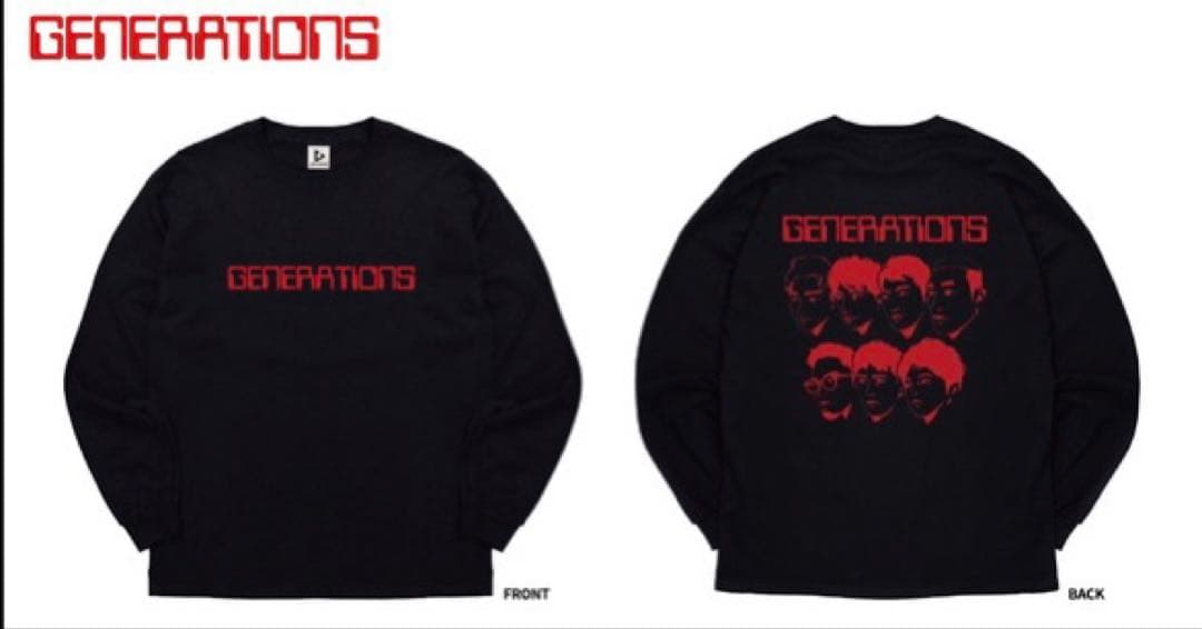 GENERATIONS ロングスリーブTシャツ