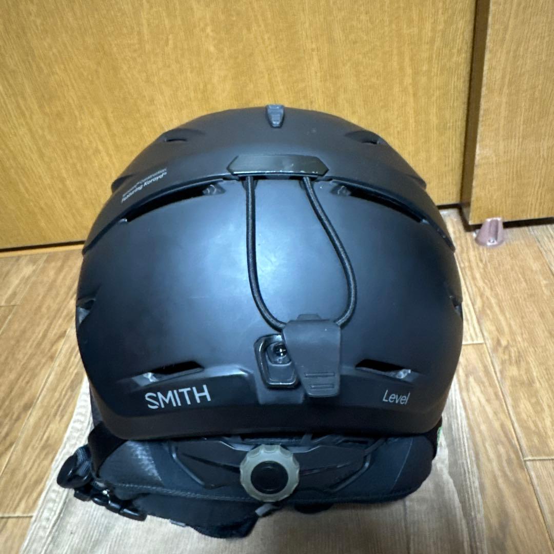 SMITH Level ブラックヘルメット　Mサイズ