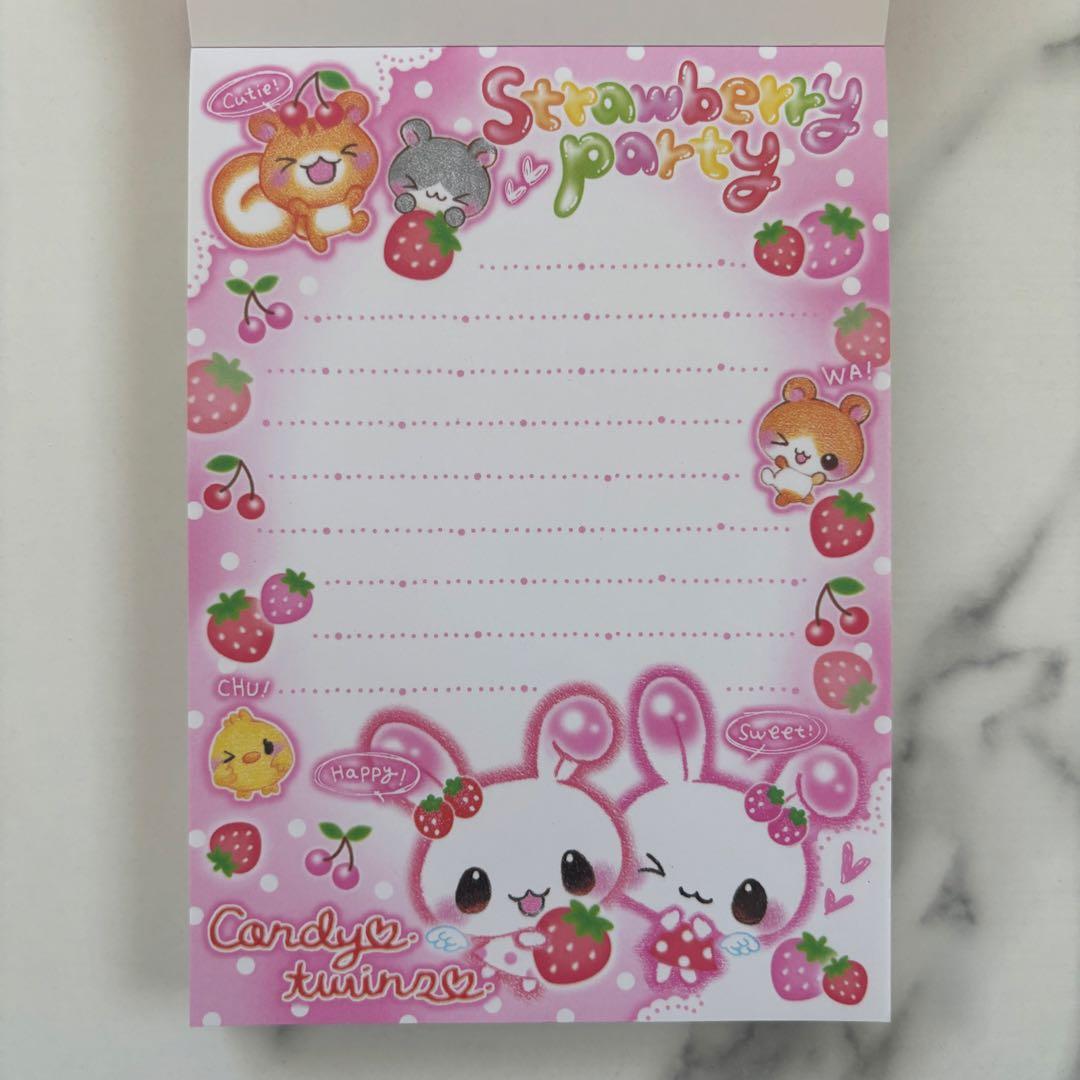 【新品未使用】平成レトロ 当時物メモ帳 クーリア うさぎ パンダ ハムスター