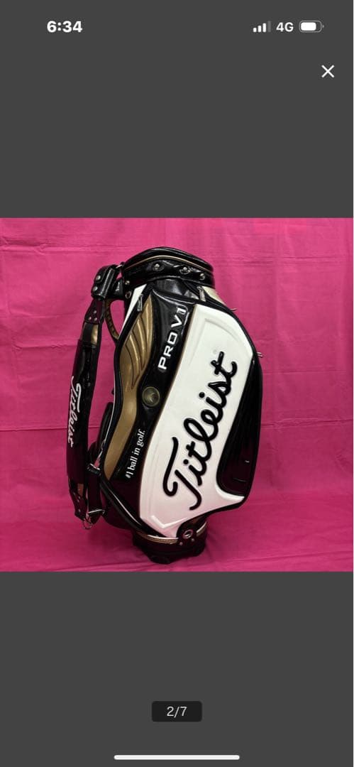 超！カッコイイゼィ！タイトリストPROＶ1 キャディバック！