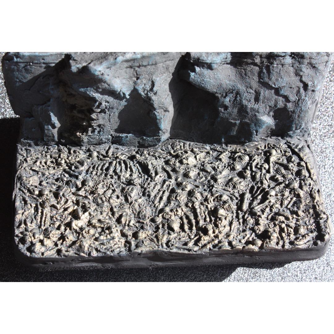 フィギュア 「地底での戦い」 人形 模型 ジオラマ ファンタジー 怪物